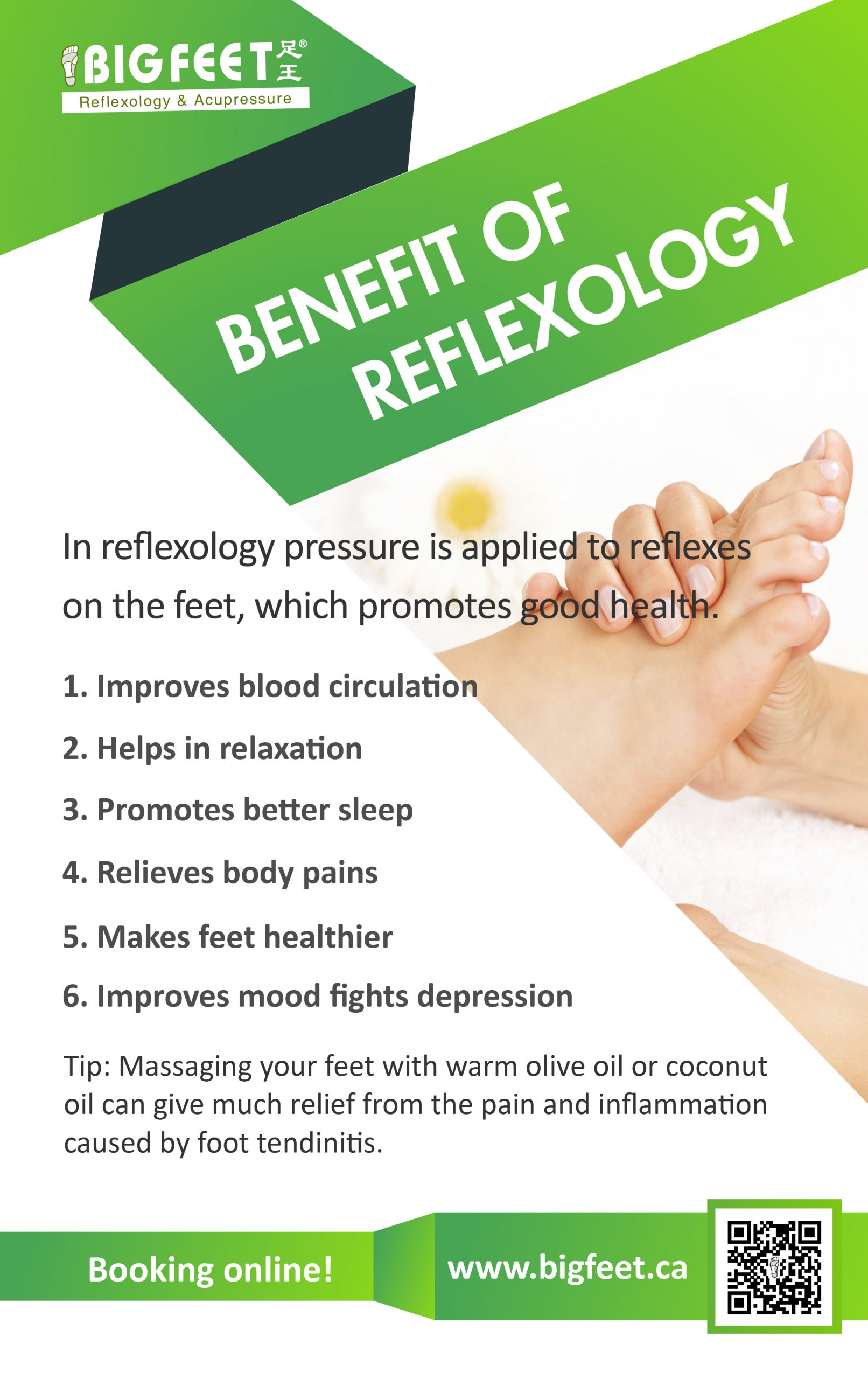 Benefit of Reflexology Big Feet, The Best Foot Massage & Body Massage