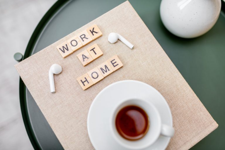 Work at home concept workAtHome